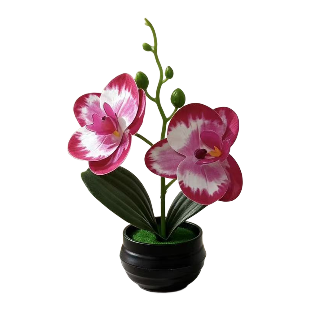 Orchid Potting Mix - Artificial Orchid Plant with Lifelike Petals