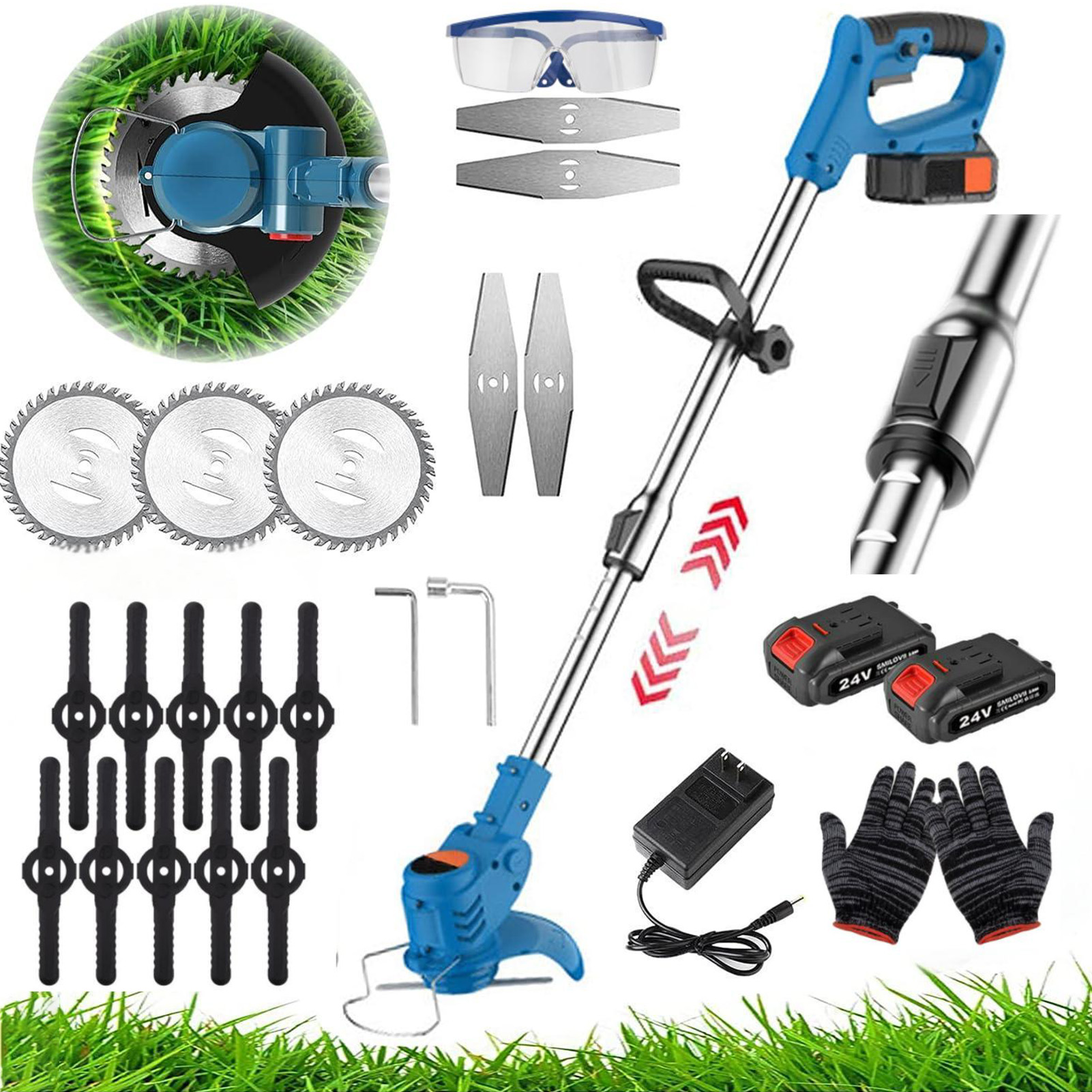 Gardening Tools Uk - Brushless Electric Lawn Mower Height and