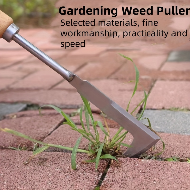 Gardening Hand Tools Yard - Stainless steel gap weeding tool, L-shaped