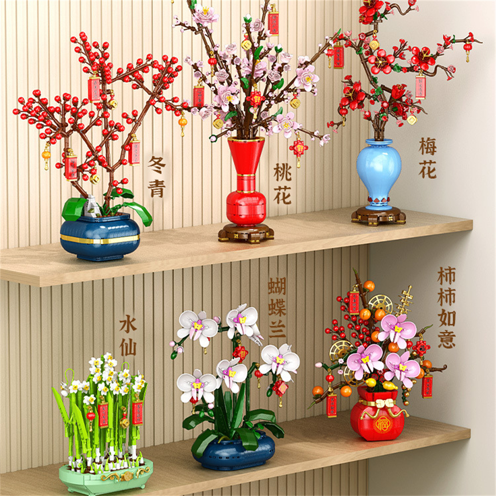 Orchid Potting Mix - Everlasting Bonsai Bricks Plum Peach Orchid