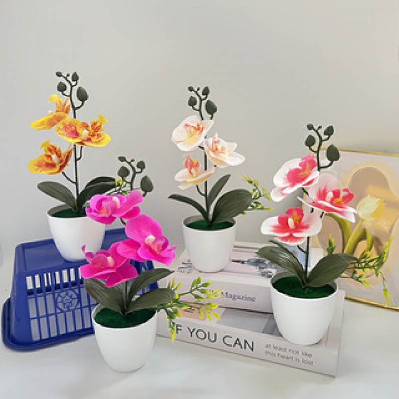 Orchid Potting Mix - Butterfly Orchid Bonsai, Artificial Potted Plants,