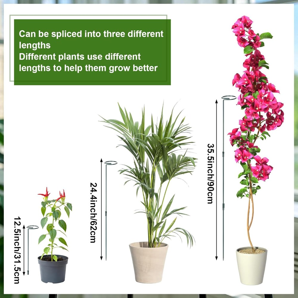 6 Sets Plant Stakes 12/25/36 I - Plant Support Stake reseña y precio