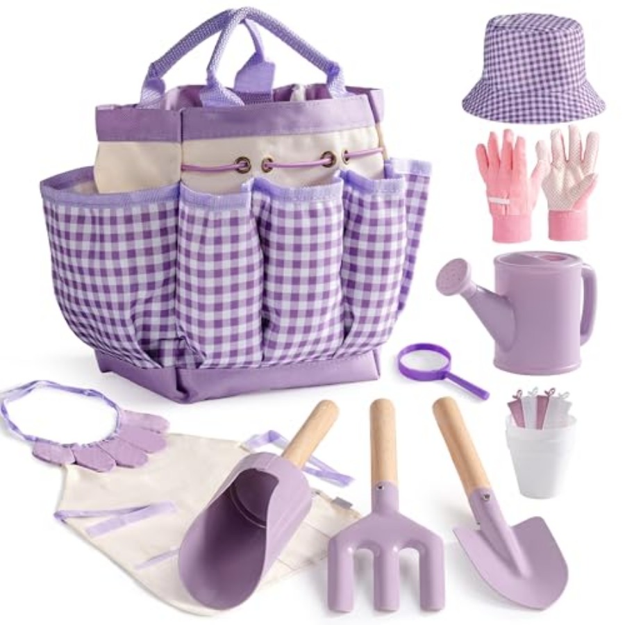 Gardening Set, 17PCS Toddler G - Gardening Tools For Toddlers reseña y precio