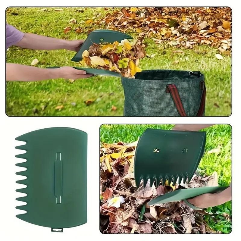 LLCS-Serrated Leaf Grabber Han - Gardening Hand Tools Yard reseña y precio