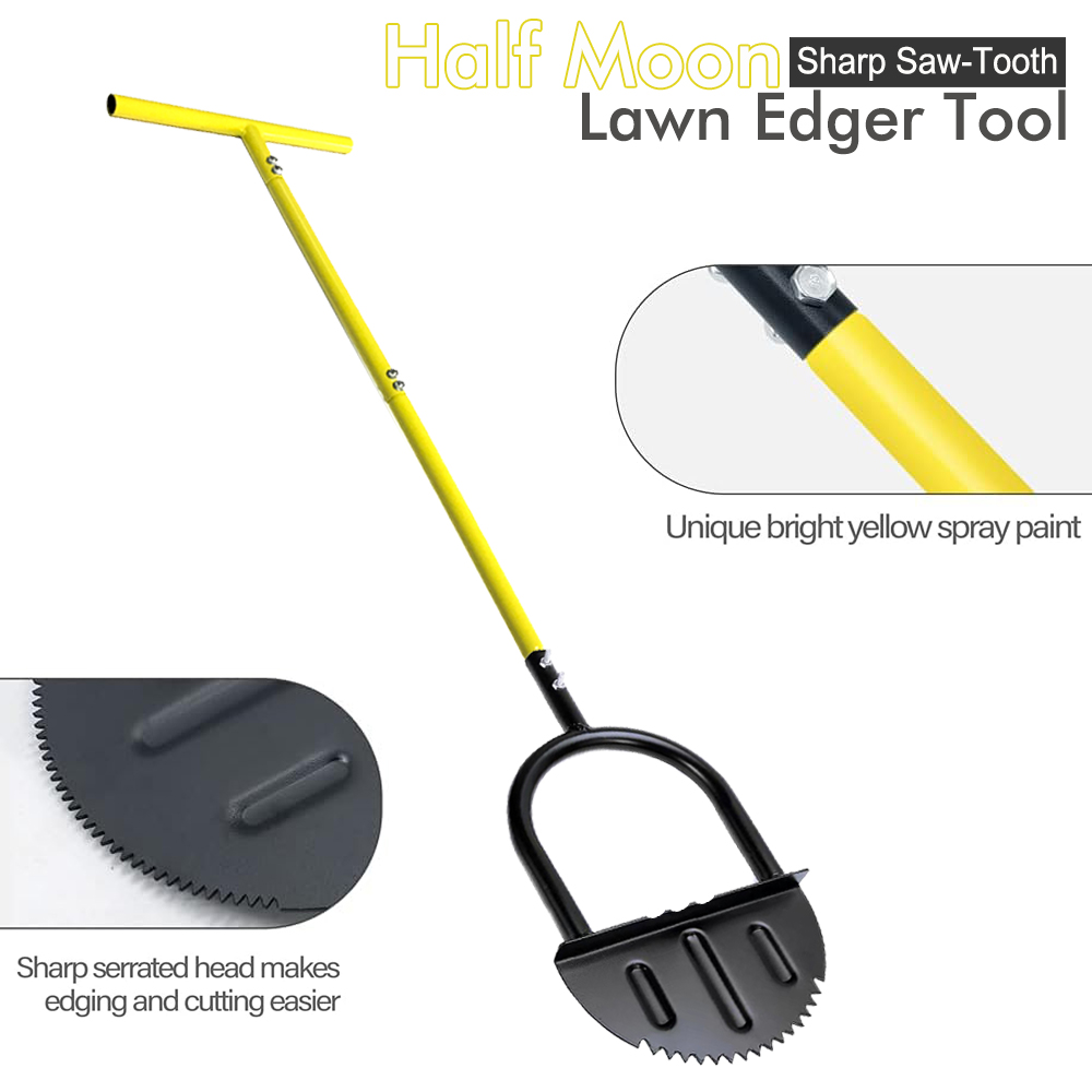 Manual Steel Edger Lawn Shovel - Gardening Tools Spade reseña y precio
