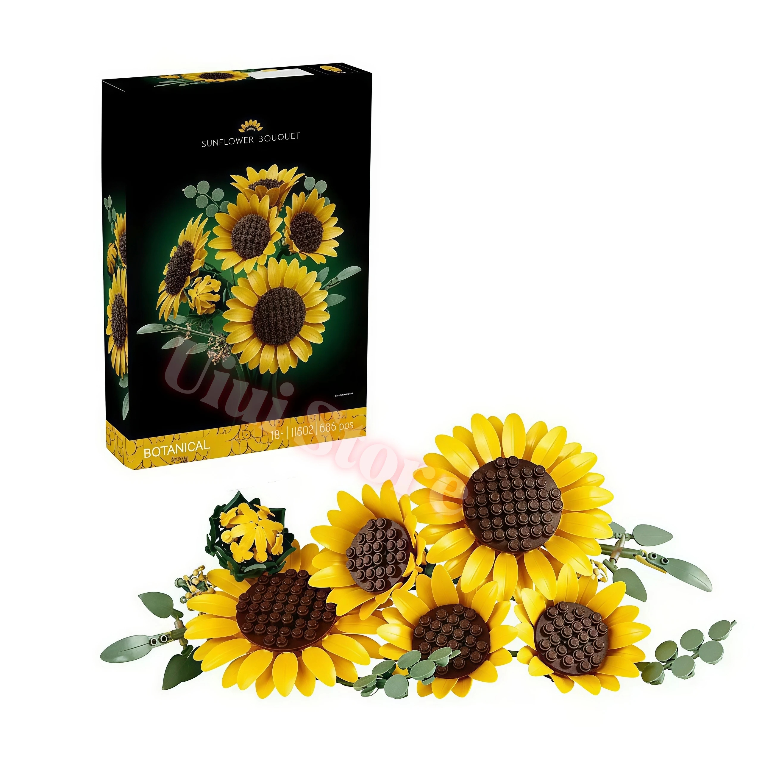 Artificial Flower Bouquet Buil - Orchid Potting Mix reseña y precio