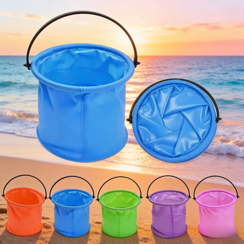 Beach Sand Bucket Toy  Collaps - Gardening Tools For Toddlers reseña y precio