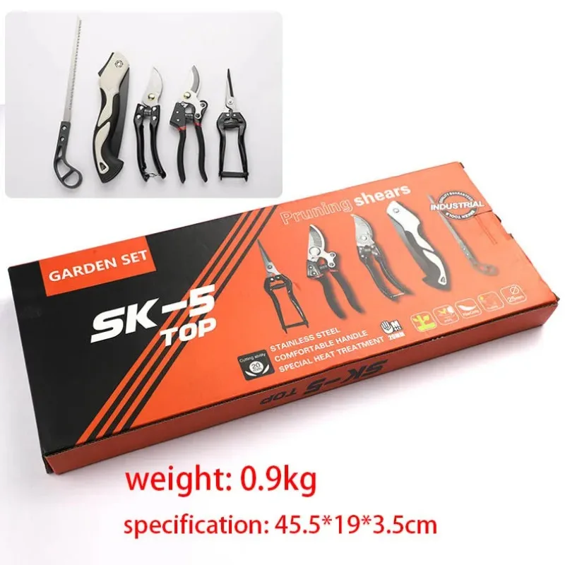 5Pcs SK5 Steel Garden Tool Set - Gardening Hand Tools Yard reseña y precio