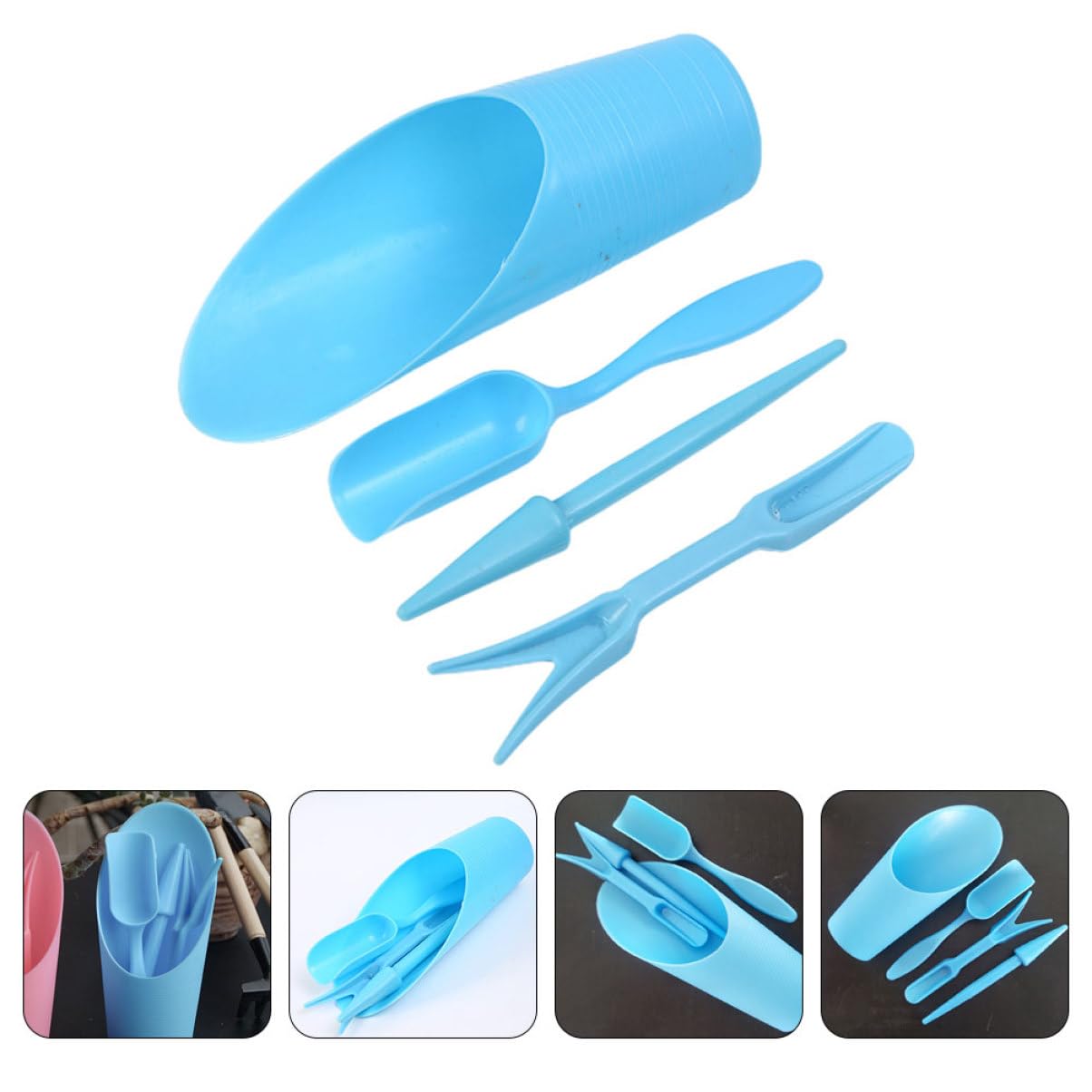 4pcs/set, Plastic Durable Buck - Gardening Tools Spade reseña y precio