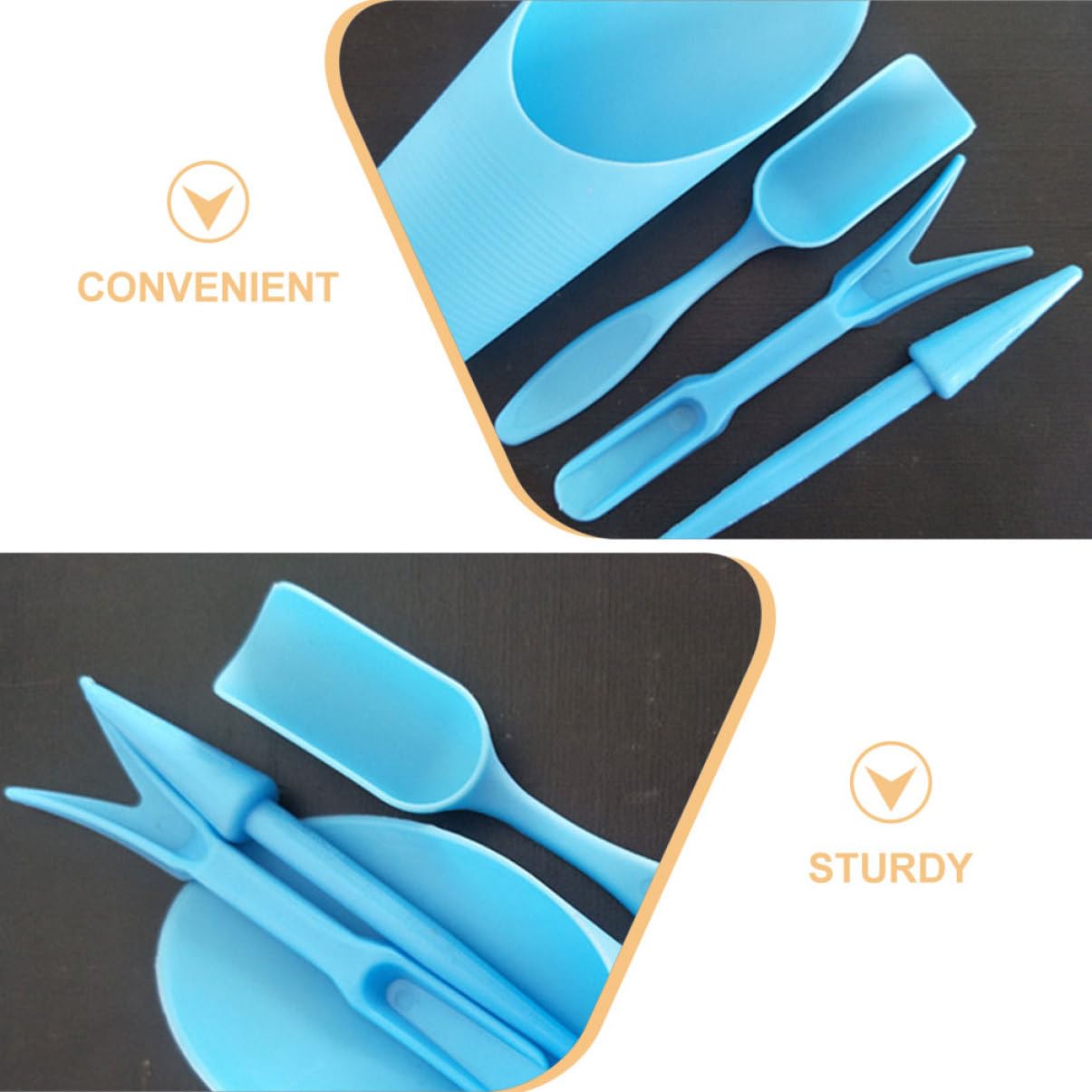 4pcs/set, Plastic Durable Buck - Gardening Tools Spade reseña y precio