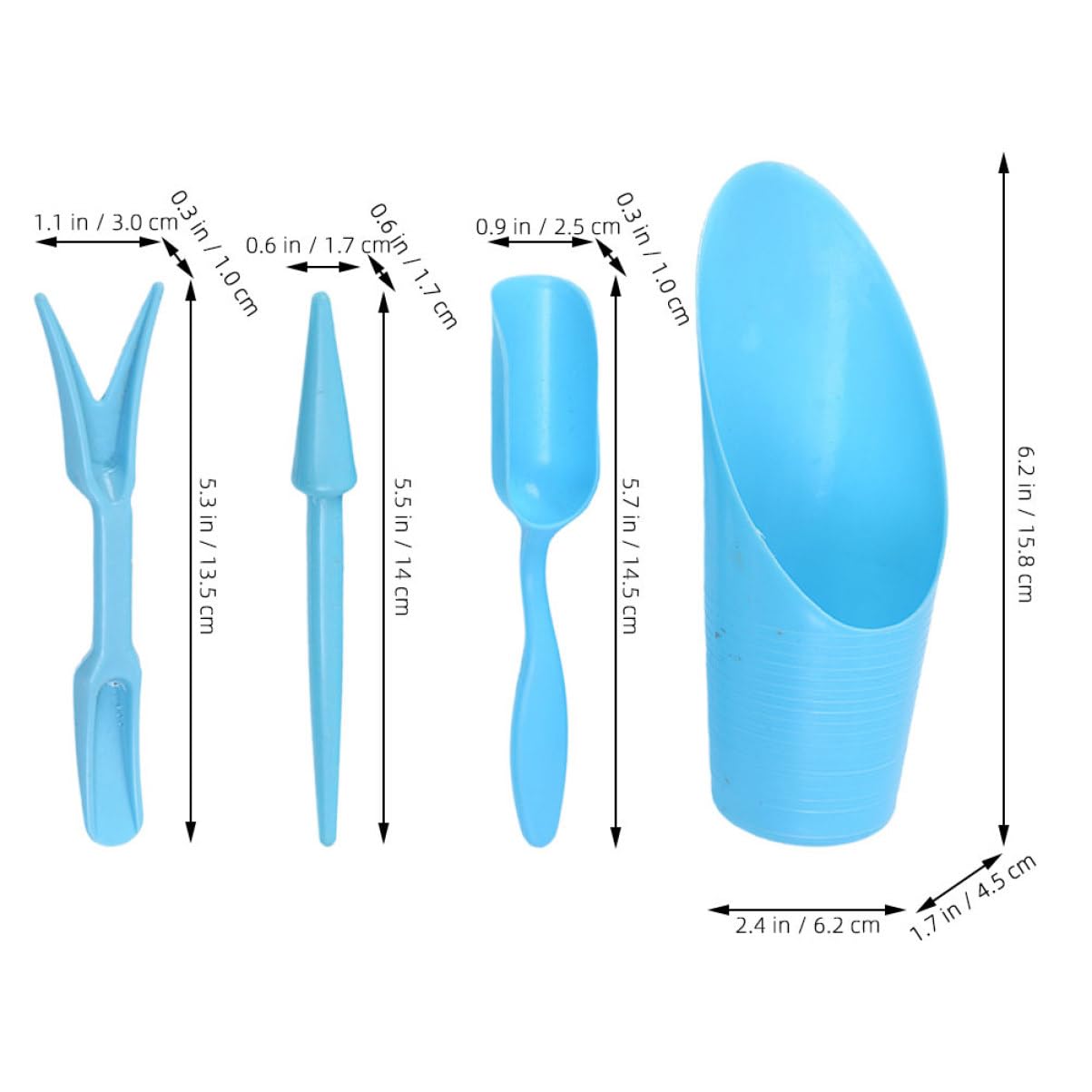 4pcs/set, Plastic Durable Buck - Gardening Tools Spade reseña y precio