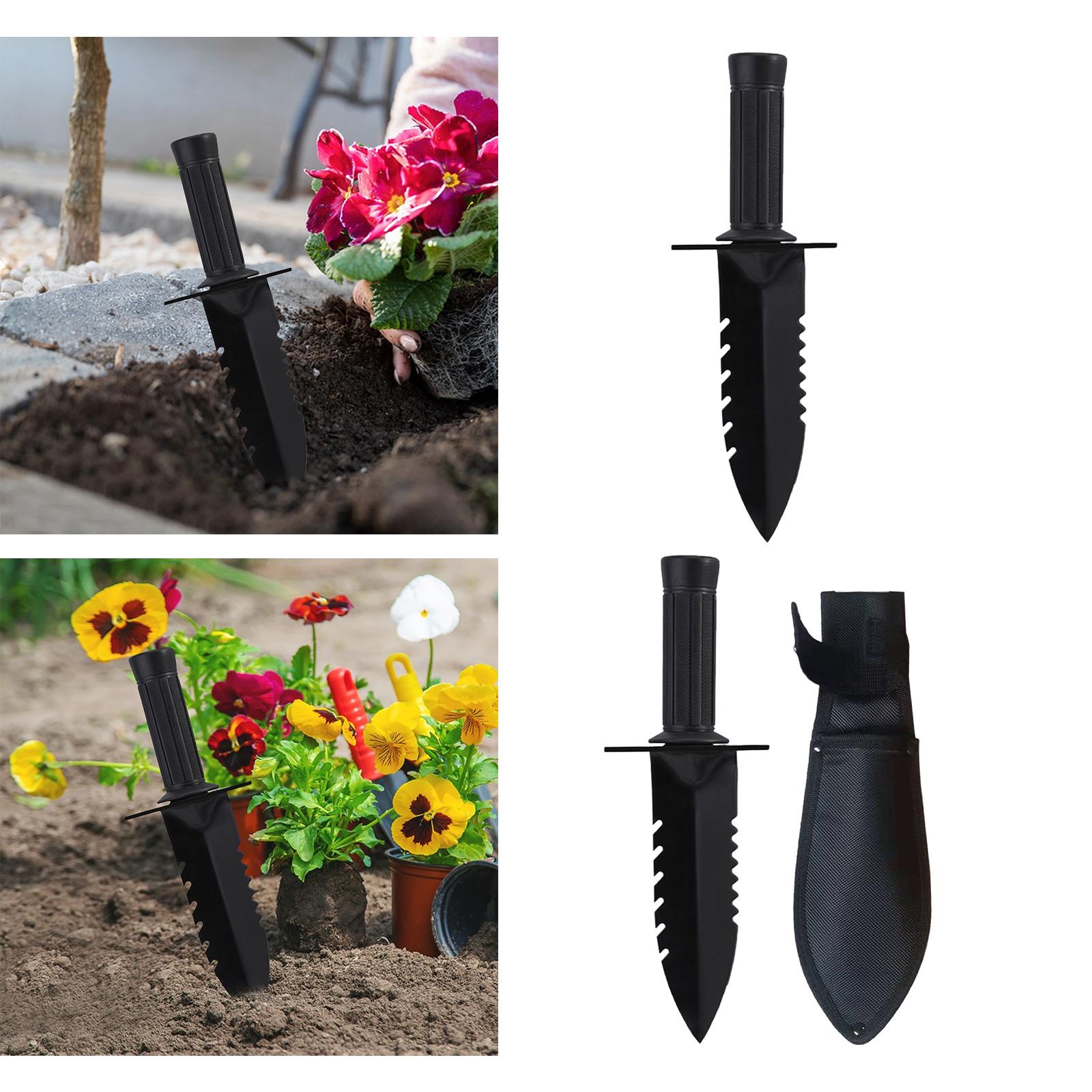 Iron Garden Trowel Serrated Ed - Gardening Hand Tools Yard reseña y precio