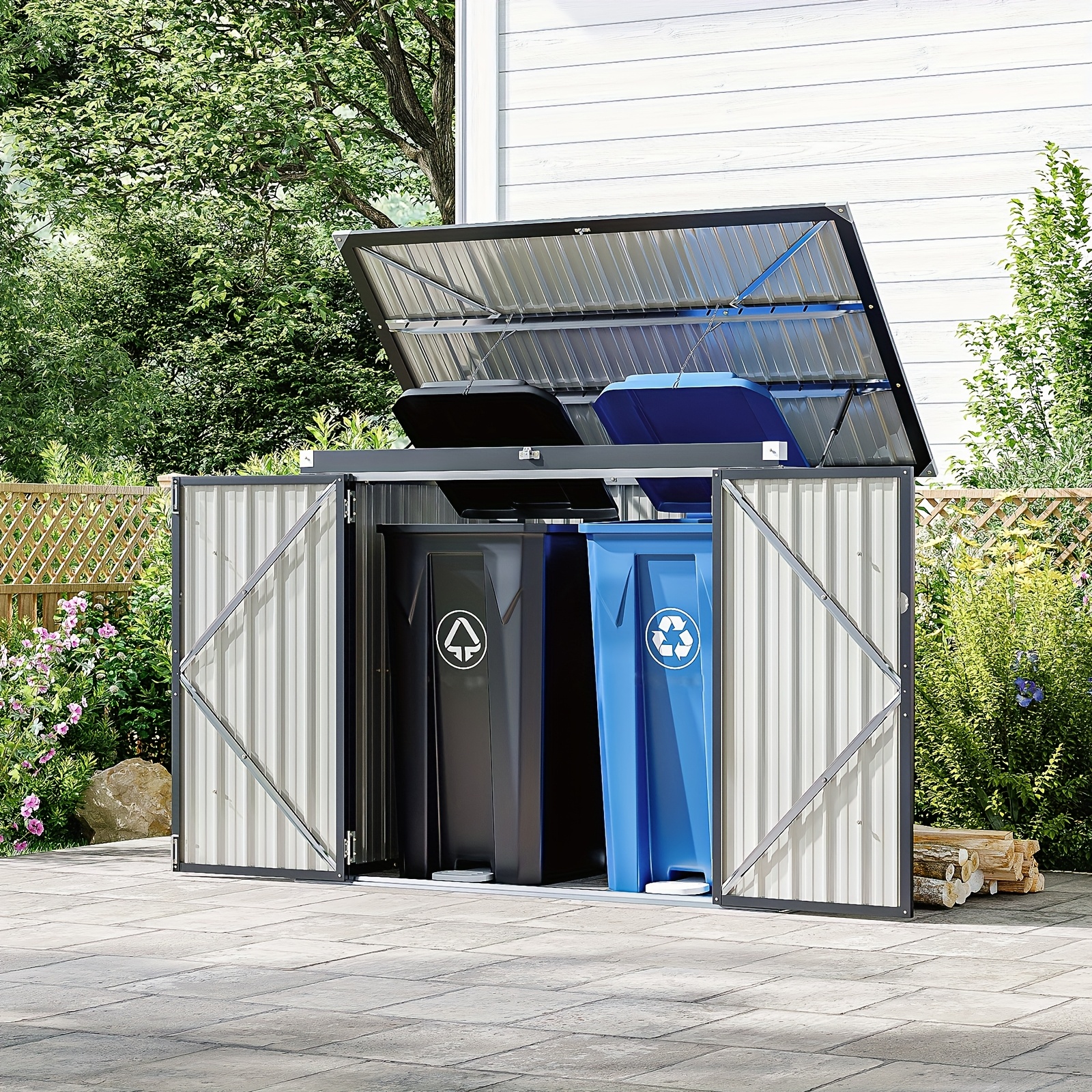 Nordivale Outdoor Trash Can St - Gardening Tools And Uses reseña y precio