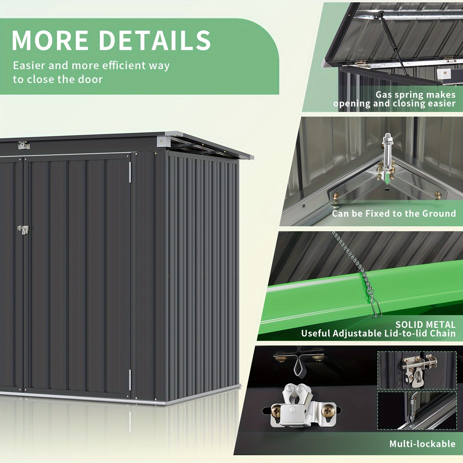 Nordivale Outdoor Trash Can St - Gardening Tools And Uses reseña y precio
