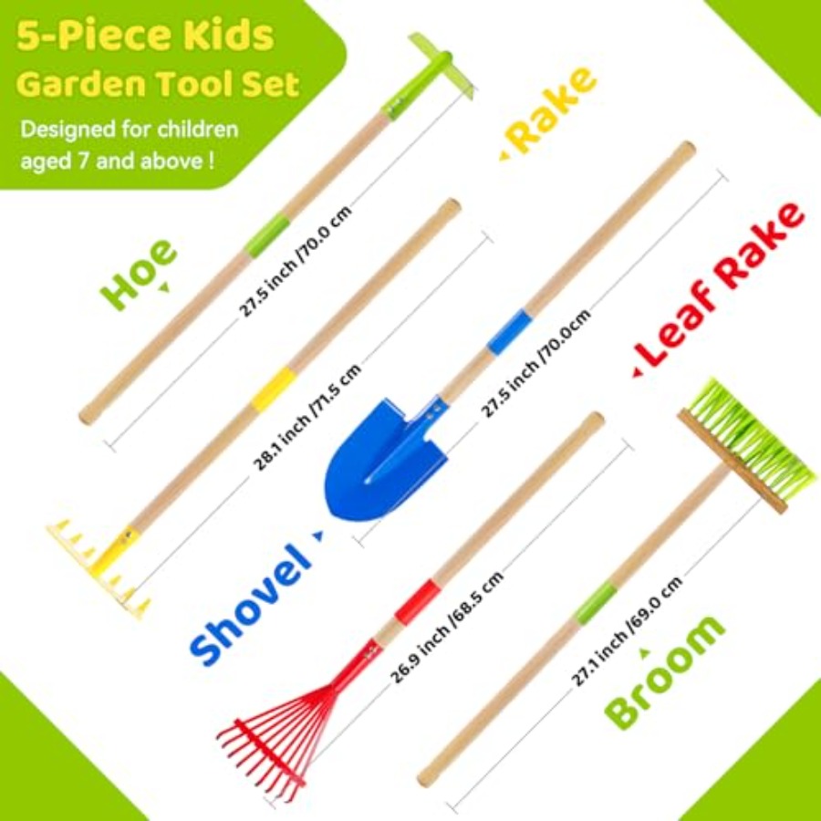 Garden Tool Set: Safe Toddler  - Gardening Tools For Toddlers reseña y precio