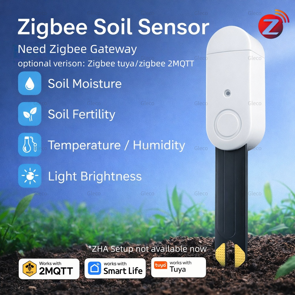 Zigbee Temperature Humidity Mo - Moisture Meter Plant reseña y precio