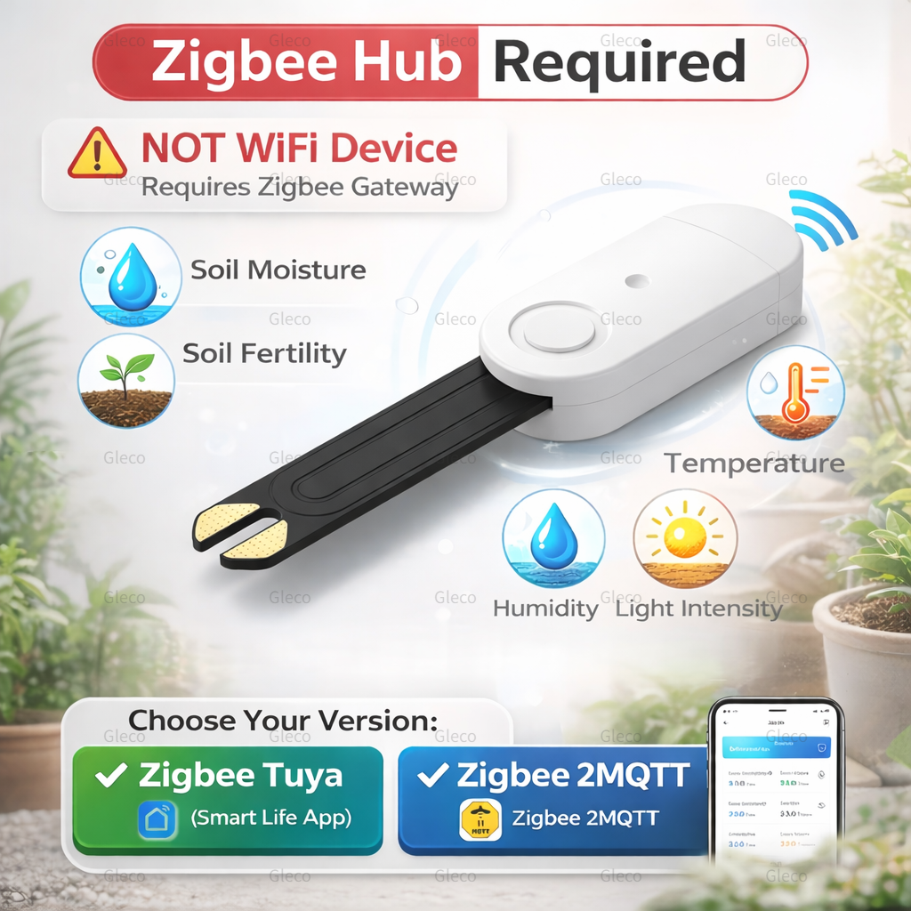 Zigbee Temperature Humidity Mo - Moisture Meter Plant reseña y precio