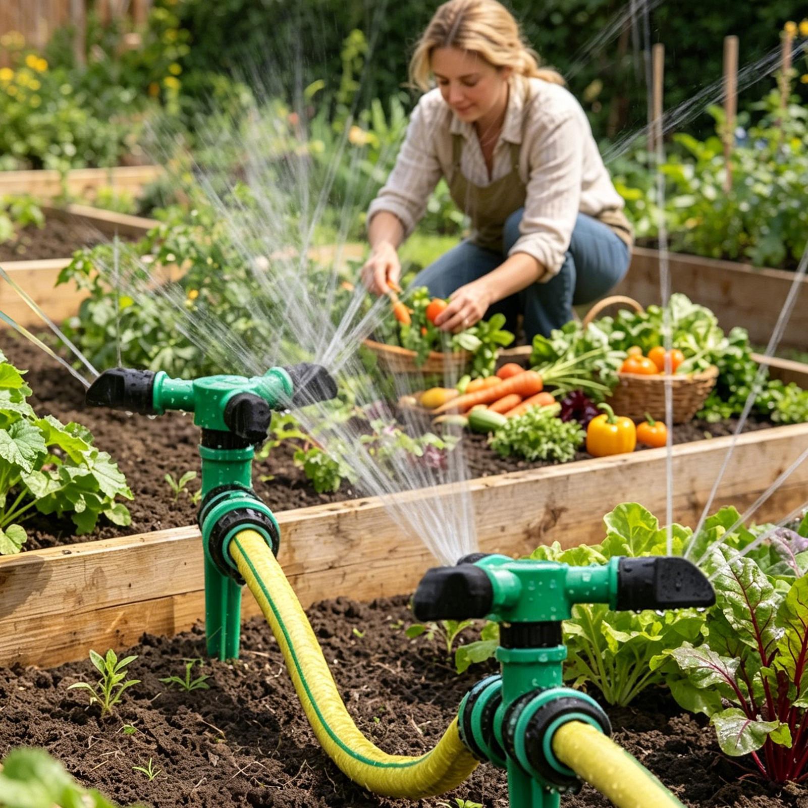 Automatic Rotating Water Sprin - Gardening Tools For Home reseña y precio