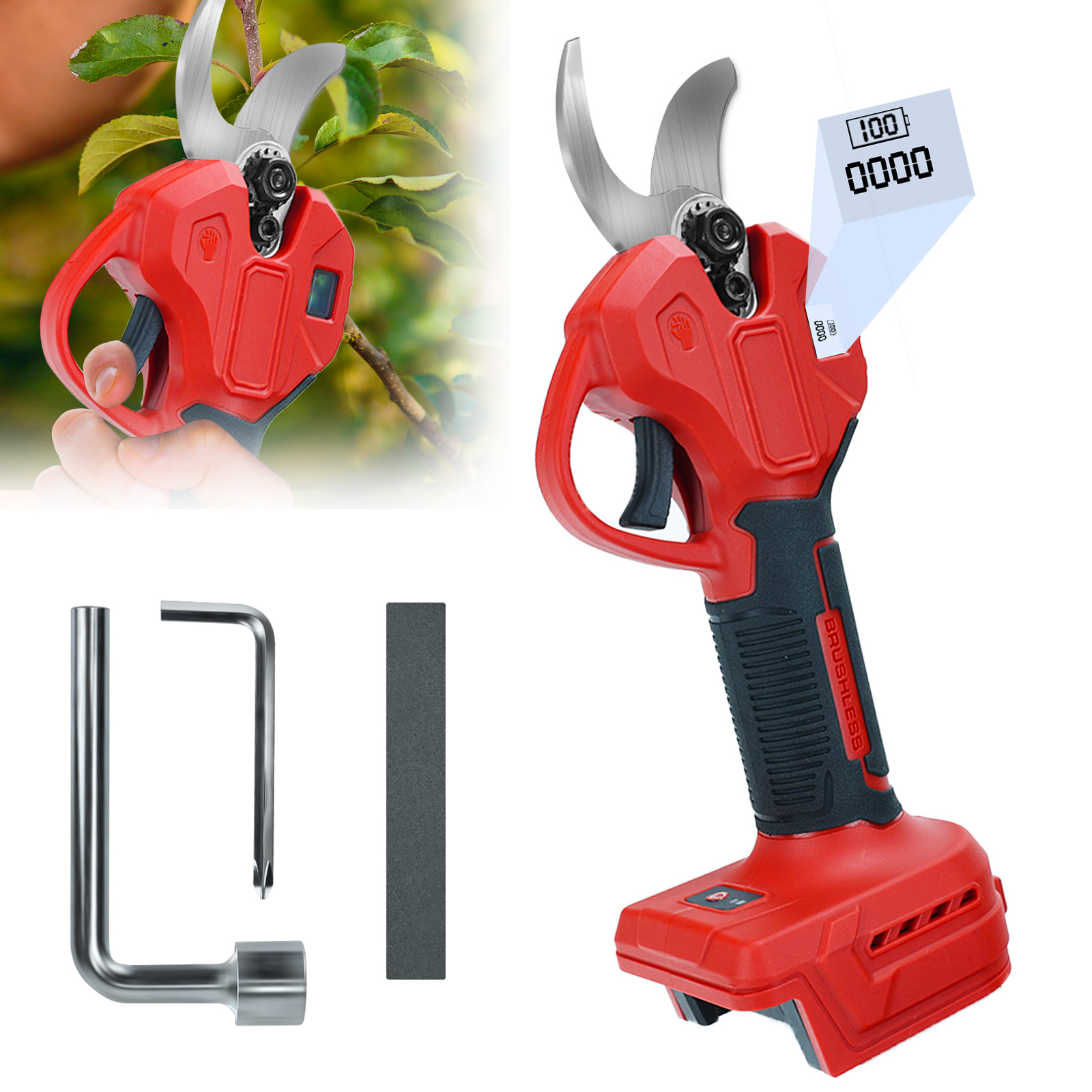 30mm Brushless Electric Prunin - Gardening Tools Spade reseña y precio