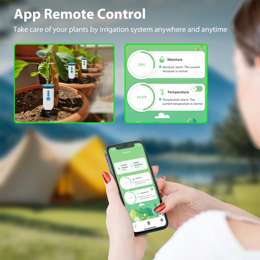 Haozee Tuya Smart WiFi Soil Mo - Moisture Meter Plant reseña y precio