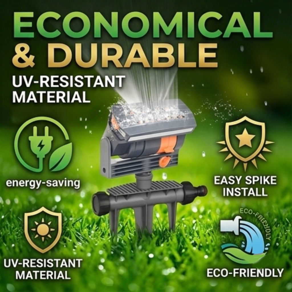 Automatic Oscillating Sprinkle - Gardening Tools For Home reseña y precio