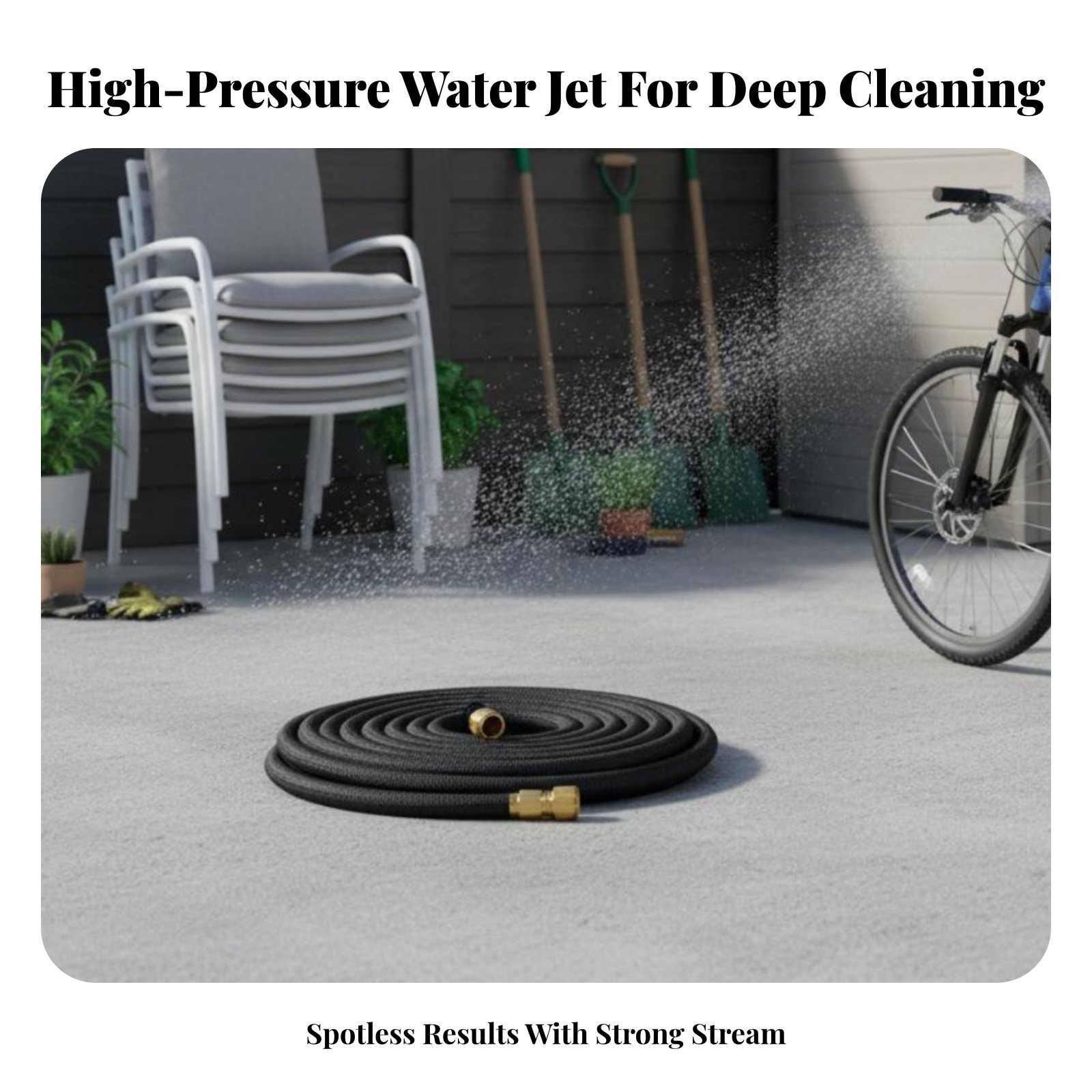 High Pressure Water Spray Leak - Gardening Tools English reseña y precio
