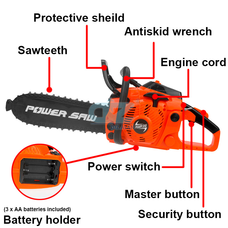 Kids Tools Power Chainsaws Ele - Gardening Tools For Kids reseña y precio