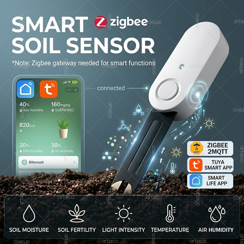 Zigbee Smart Soil Moisture Sen - Moisture Meter Plant reseña y precio