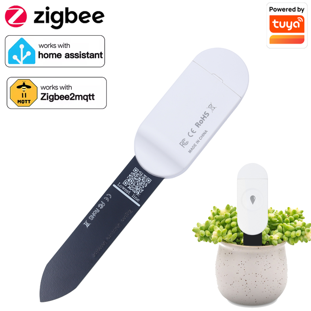 Tuya Zigbee Temperature Humidi - Moisture Meter Plant reseña y precio