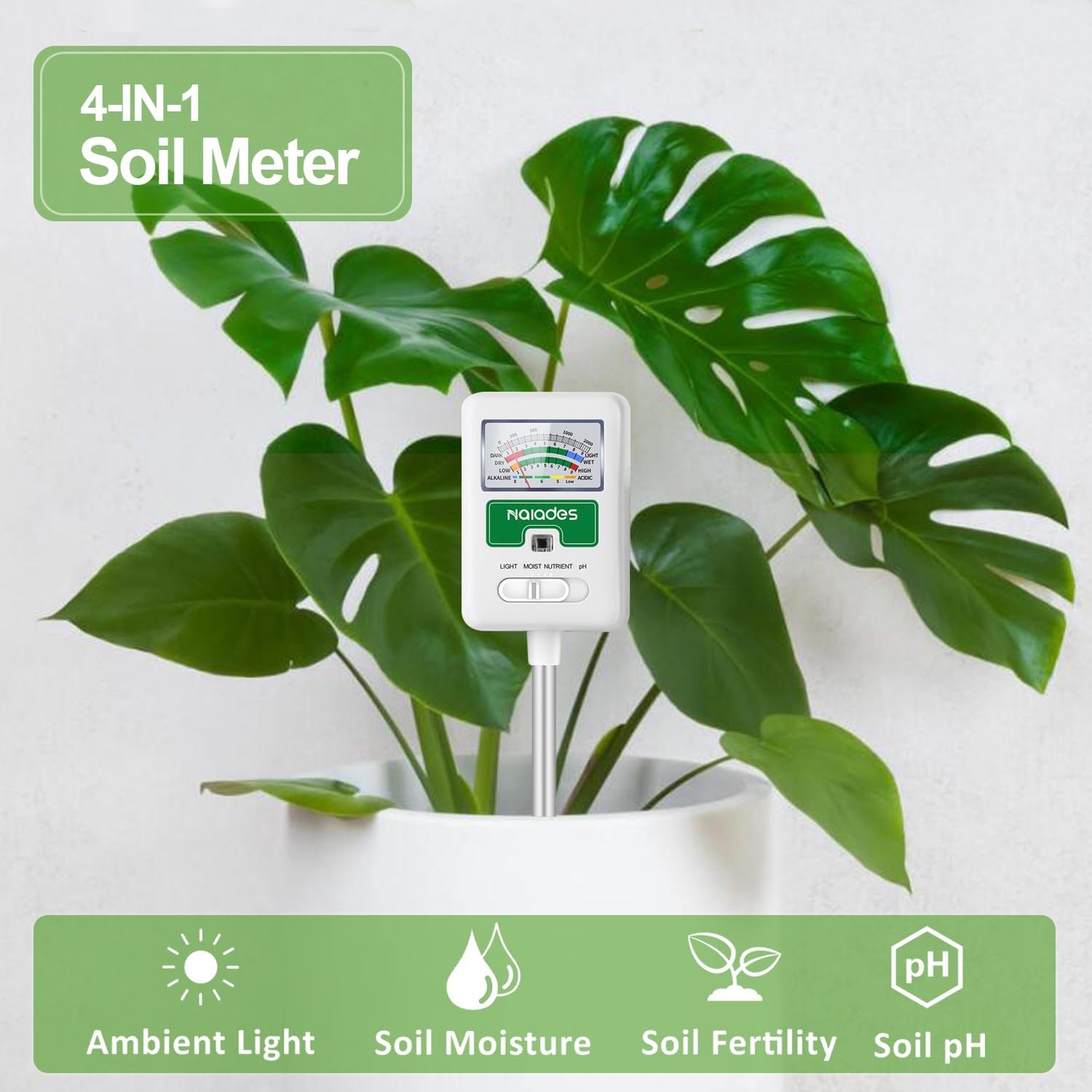 Soil Moisture Meter for Plants - Moisture Meter Plant reseña y precio