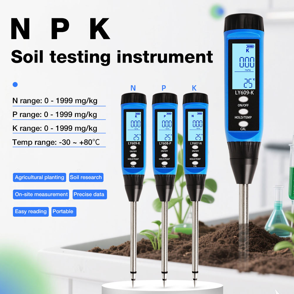 High-Precision Portable NPK So - Moisture Meter Plant reseña y precio