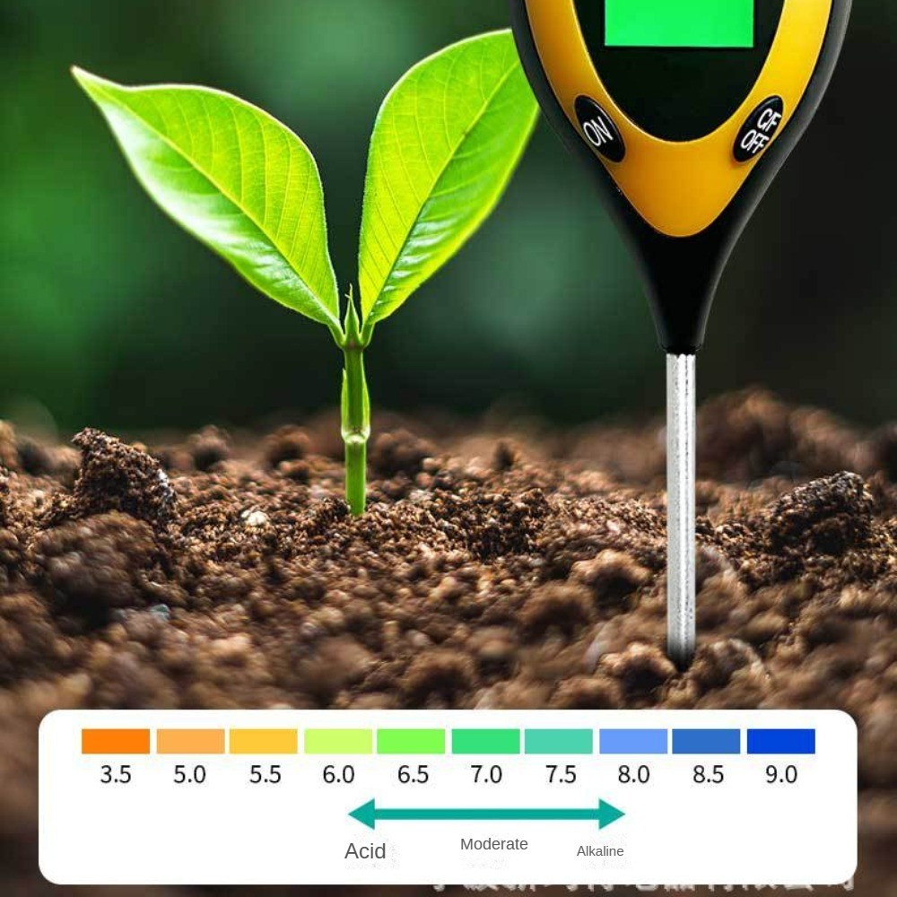 Soil PH Tester 4 in 1 PH Soil  - Moisture Meter Plant reseña y precio