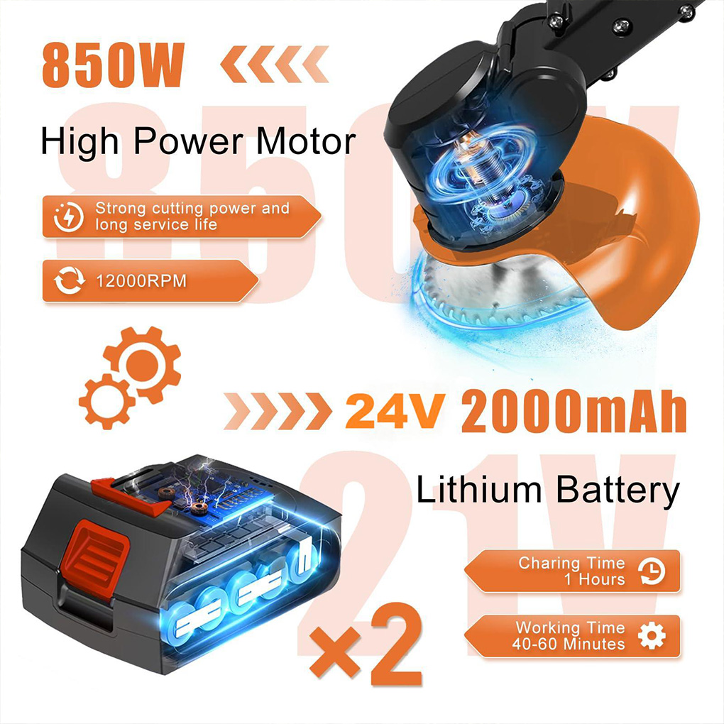 Brushless Electric Lawn Mower  - Gardening Tools Uk reseña y precio