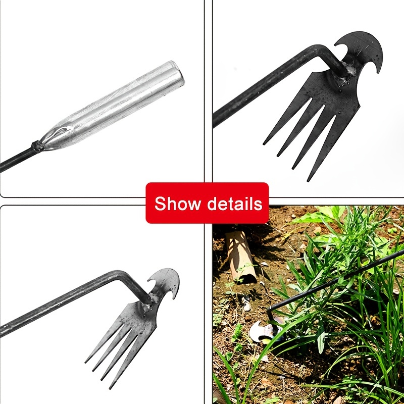 1pc Small Weed Puller With 4 T - Gardening Hand Tools Yard reseña y precio