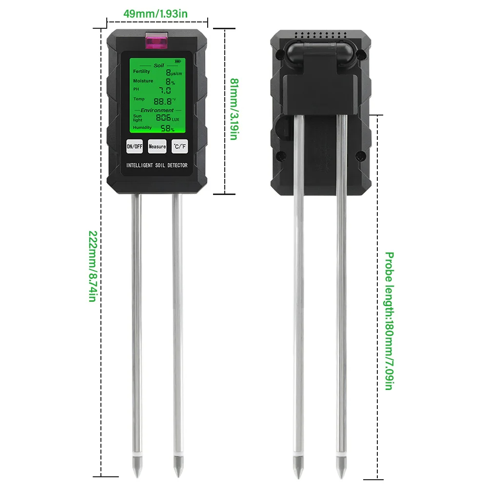 ST03 Six-in-One Soil Tester Mo - Moisture Meter Plant reseña y precio