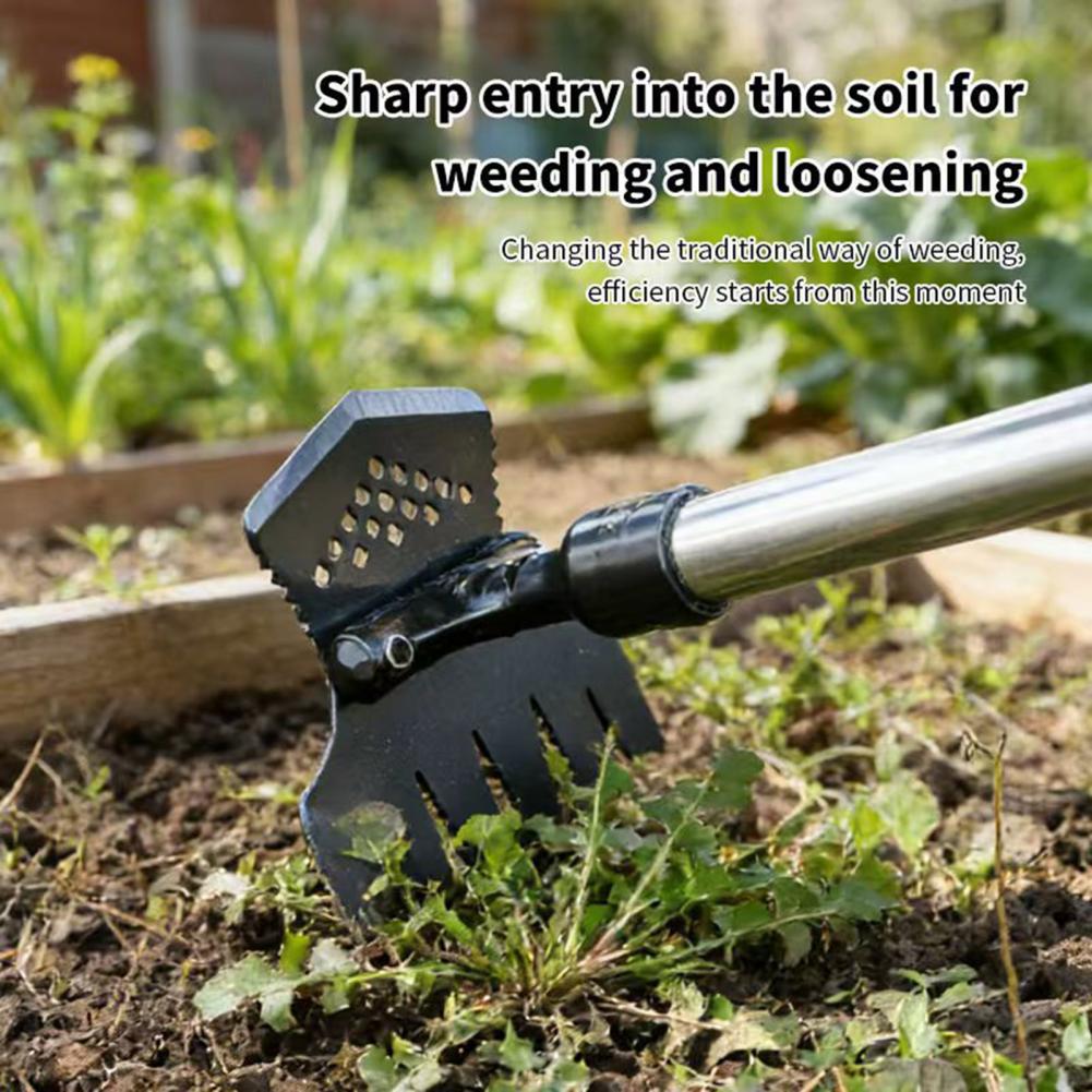 Long Handle Weeding Rake Manua - Gardening Hand Tools Yard reseña y precio