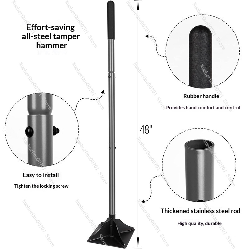 Detachable Steel Garden Tamper - Gardening Tools And Uses reseña y precio