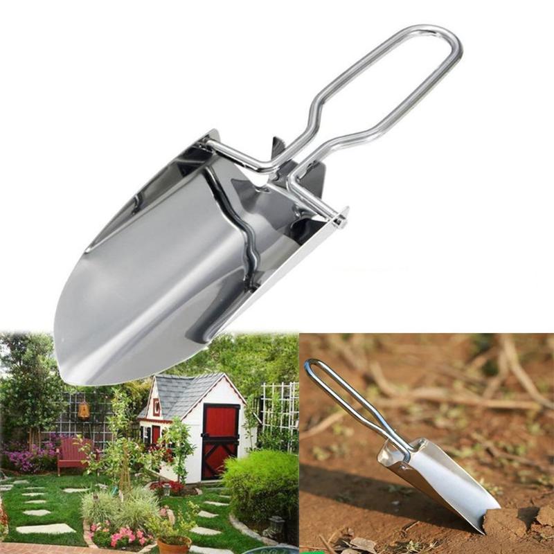 1/2pcs Stainless Steel Folding - Gardening Tools Spade reseña y precio