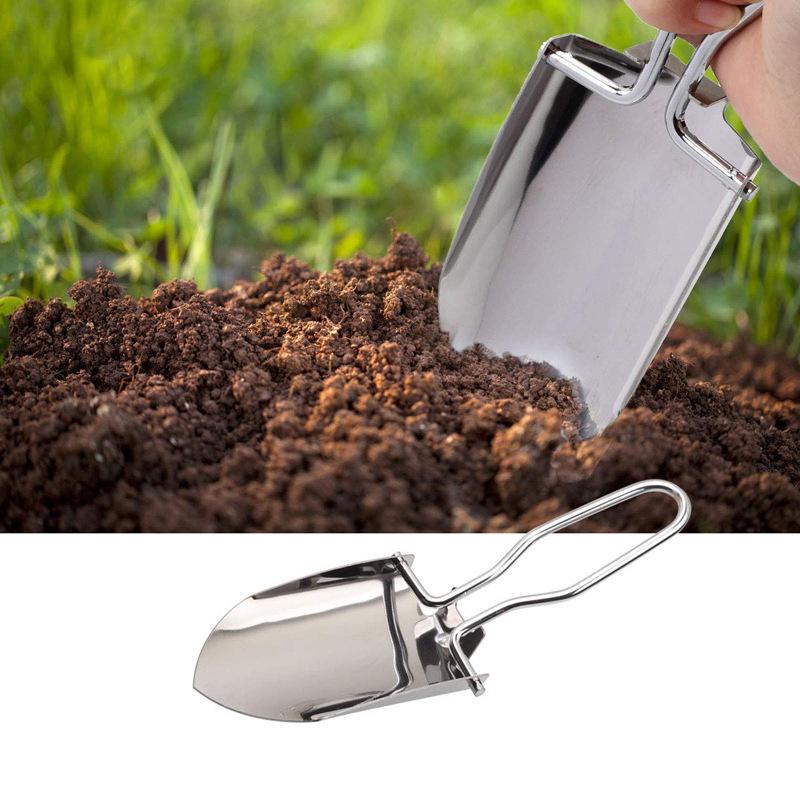 1/2pcs Stainless Steel Folding - Gardening Tools Spade reseña y precio