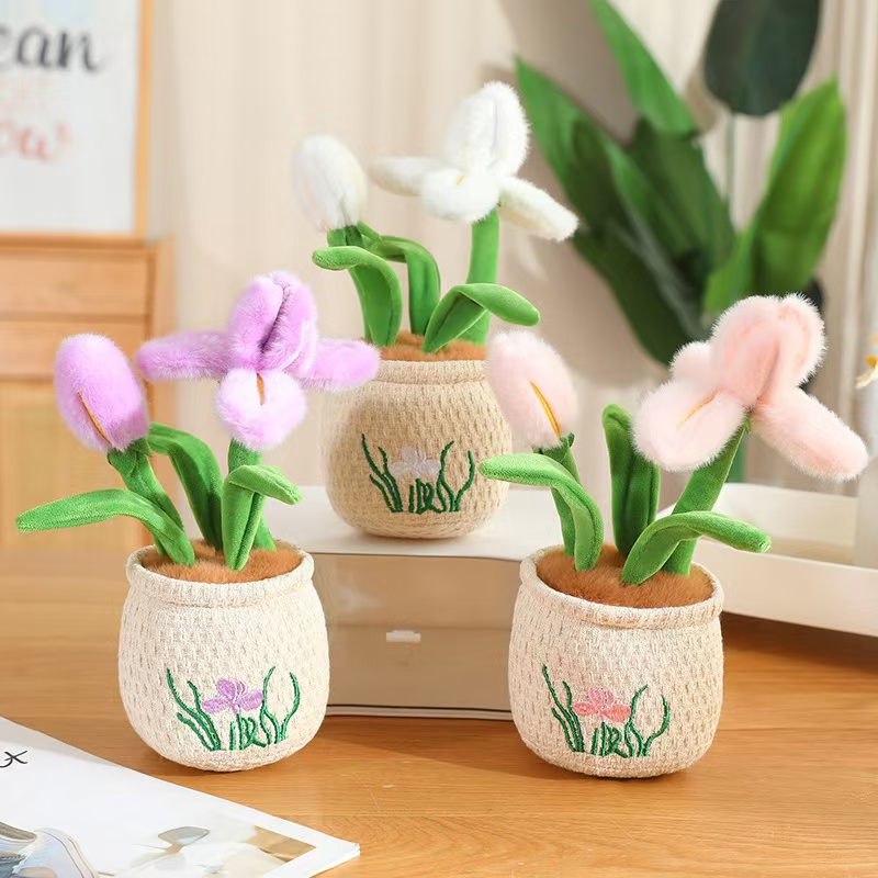 Kawaii Plush Potted Flower Toy - Orchid Potting Mix reseña y precio