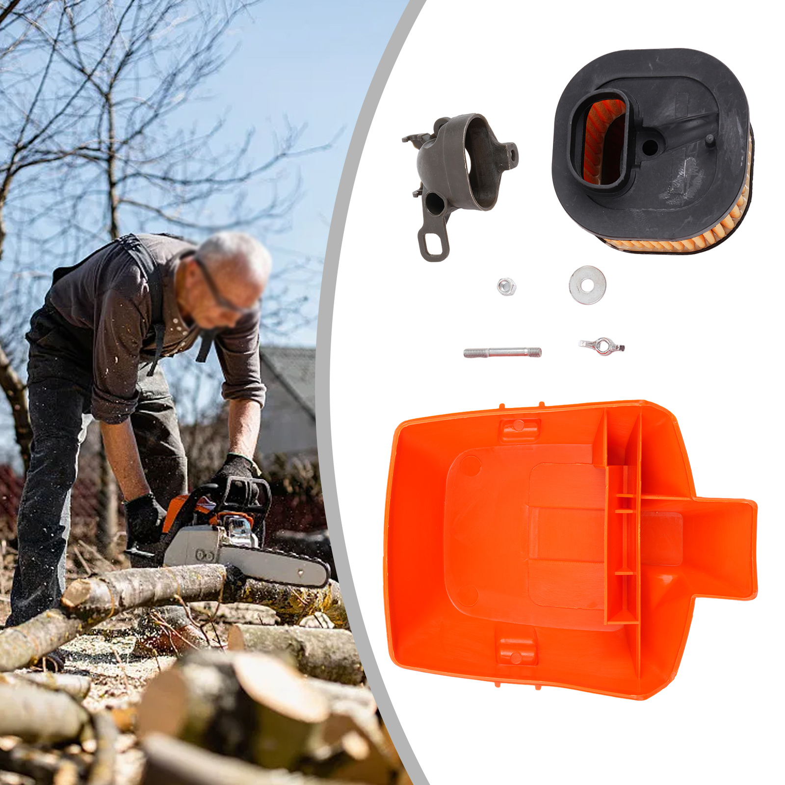 Air Filter Cleaner Cover Intak - Gardening Hand Tools Yard reseña y precio