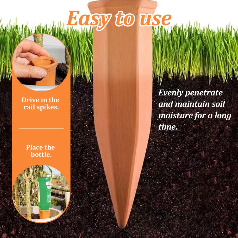 Terracotta Automatic Watering  - Plant Support Stake reseña y precio