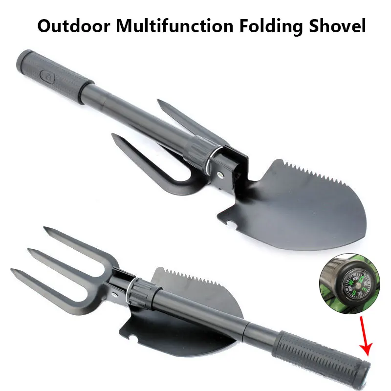 NEW Portable Multifunction Fol - Gardening Tools Spade reseña y precio