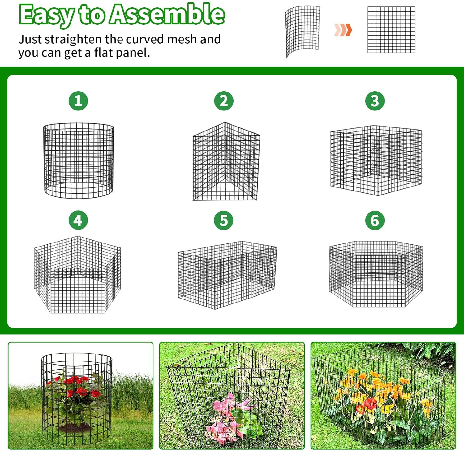 10 Pack Plant Protectors From  - Plant Support Stake reseña y precio