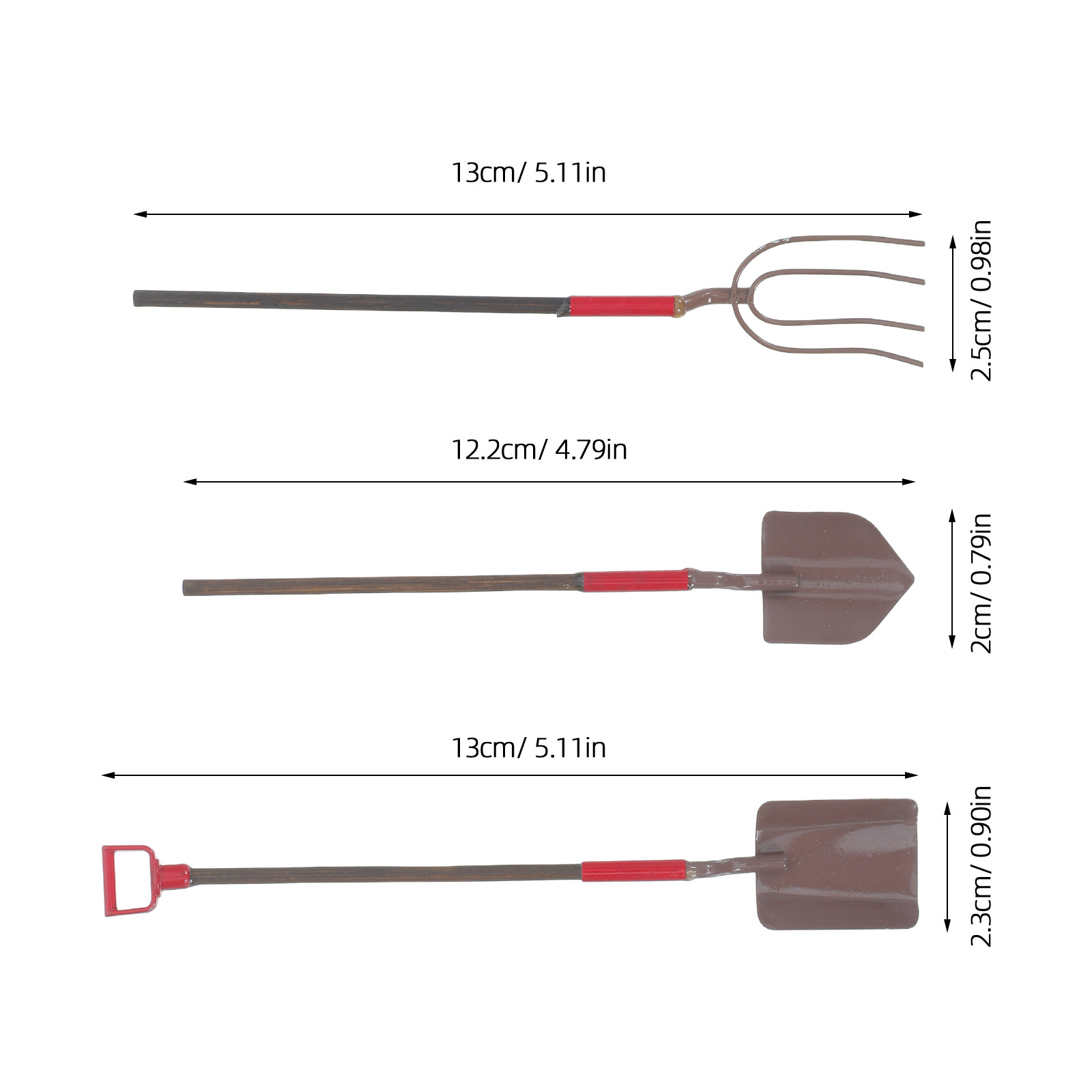 3Pcs Miniature Gardening Tools - Gardening Tools For Kids reseña y precio